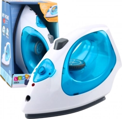 Kinderstrijkijzer met stoom, licht en geluid blauw