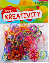 Magische vlechtelastiekjes in verschillende kleuren, 200 stuks