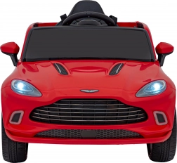 Elektrische kinderauto ASTON MARTIN DBX, rood met afstandsbediening