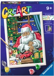 CreArt schilderen voor kinderen Vader Kerstmis