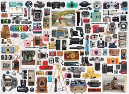 EUROGRAPHICS Puzzel Wereld van camera’s 1000 stukjes