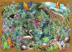 Ravensburger puzzel 1000 stukjes in de diepten van de jungle