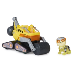 PAW Patrol De Film 2 – reddingsvoertuig van Rubble met lichten en geluiden