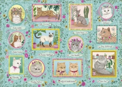 Gibsons Puzzel Beroemde Katten 1000 Stukken