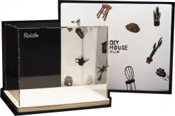 Plexiglas behuizing voor miniatuurhuis modellen