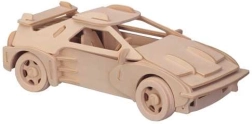 Houten 3D-puzzel sportauto Ferrari – groot model
