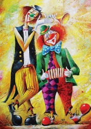 ART PUZZLE clowns – puzzel 260 stukjes