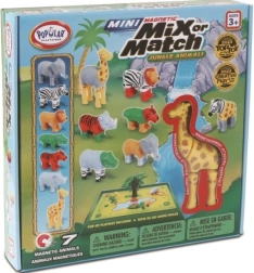 Malblo Magnetic Mini – dieren uit de jungle, magnetische bouwset voor kinderen