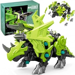 Bewegend model van een mechanische robot Triceratops