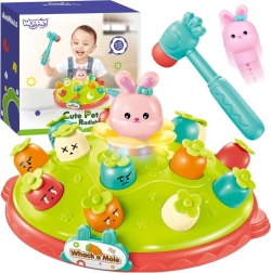 Woopie interactieve spel whack-a-mol – educatief plezier met hamertje en worteltjes