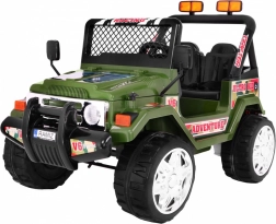 terrein elektrische kinderauto Raptor Drifter groen met afstandsbediening