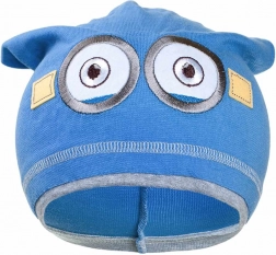 Herfst kinderpet NEW BABY met Minion-motief, lichtblauw