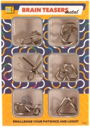 Set metalen puzzels