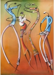 Puzzel Dansende Afrikanen 1000 stukjes MAGNOLIA