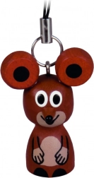 Houten sleutelhanger mini muis Detoa