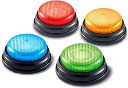 Set zoemers 4 lampjes Licht Geluid 4 kleuren