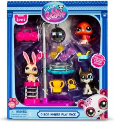Littlest Pet Shop Disco Nights – set met 3 diertjes