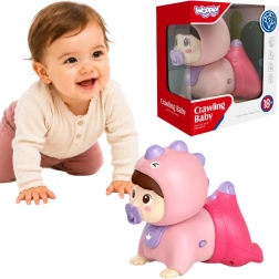 Interactieve kruipende baby WOOPIE met lichtjes en melodieën