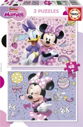 Educa puzzel Minnie 2×48 stukjes