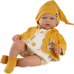 Realistische babypop Marta met geluiden en een zacht stoffen lichaam - 46 cm