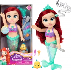 Disney Princess zingende ARIEL – kleine zeemeermin met accessoires 35 cm