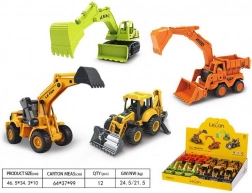 Bouwvoertuigen met vliegwiel 20 cm