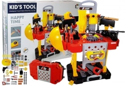 Kinderwerkbank 3-in-1 met gereedschap en koffer