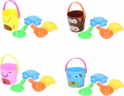 Zandset voor kinderen met dierenmotieven