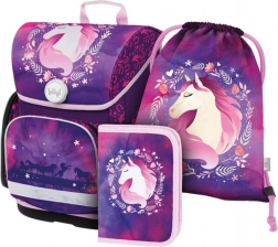 baagl schoolset ergo paard – schooltas, etui en gymsack