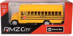 model van een schoolbus RMZ City 1:97 met pull-back aandrijving