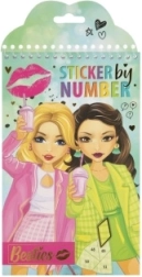 Stickers op nummer meisjes