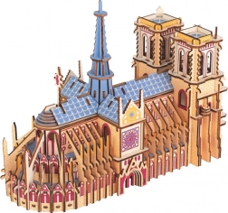 Houten 3D-puzzel Notre-Dame Kathedraal
