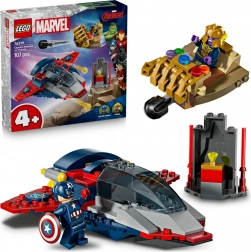 lego marvel kapitein amerika vs thanos bouwset voor kinderen 4+