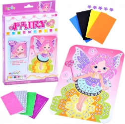 creatieve foammozaïek fee – sticker-knutsel