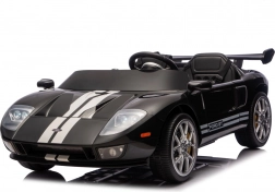 elektrische kinderauto Ford GT – zwart, 24 V, dubbele zitplaats