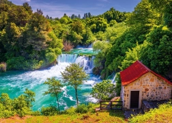 Puzzel Nationaal Park Krka, Kroatië 1000 stukjes