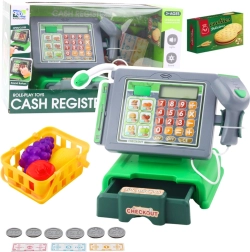 Kinderkassa met accessoires met licht en geluid – groen