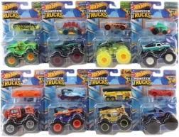 Hot Wheels Monster Trucks schaal 1:64 met speelgoedautootje