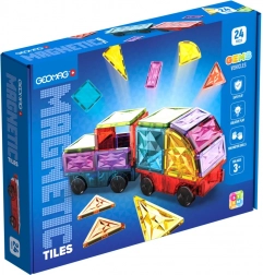 Geomag magnetische tiles Auto’s – magnetische bouwset met wielen