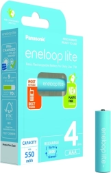 Oplaadbare batterijen Eneloop lite AAA 550 mAh 4 stuks