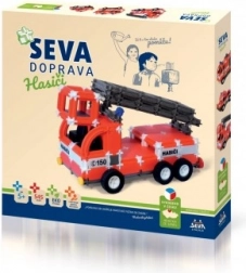 Seva Doprava – brandweer, bouwset 545 stukjes