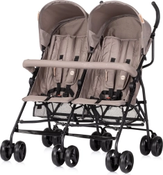 Tweelingbuggy Chipolino Double Point Tiramisu