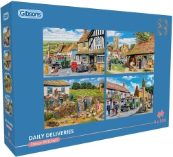Gibsons puzzel dagelijkse leveringen 4×500 stukjes