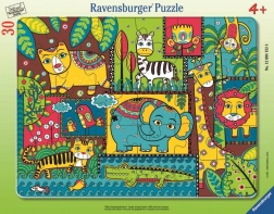 Ravensburger puzzel Dieren in de jungle 30 stukjes