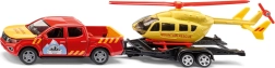 Siku Super bergreddingsdienst Nissan Navara met helikopter