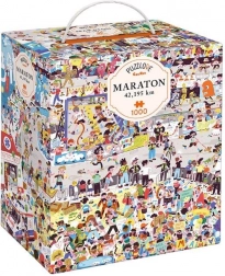 Puzzel Puzzlove marathon 42,195 km – 1000 stukjes