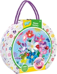 Creatieve koffer met strijkkralen Flower Factory 2000 stuks