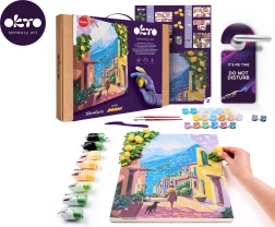 Schilderen op nummer en 3D-modelleren – schilderij Lemon Weekend 30 × 40 cm