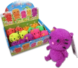 Antistress kat 10 cm – knijpbaar speeltje voor kinderen