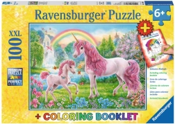 Puzzel Magische Eenhoorns XXL 100 stukjes + kleurboek RAVENSBURGER